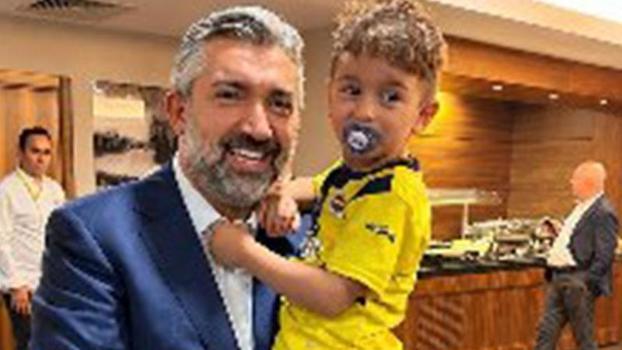 Çorum FK Başkanı Balçık, minik taraftar Göktuğ ile Fenerbahçe-Lyon maçında buluştu