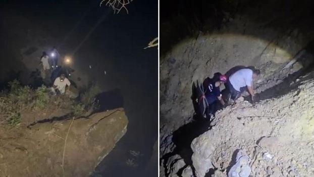 Göksu Nehri’nde mahsur kalan 2 kişi kurtarıldı