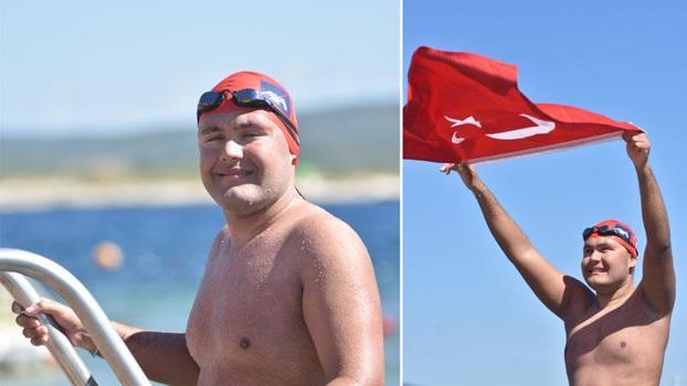 Otizmli rekortmen yüzücü Tuna Tunca’nın yeni hedefi Catalina Kanalı