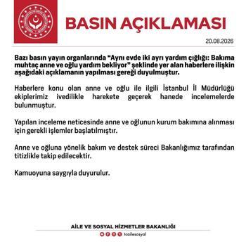 Haberlere konu olan anne ve oğlu ile ilgili İstanbul İl Müdürlüğü ekipleri harekete geçti