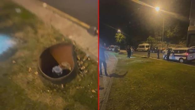 Kağıthane'de rögar kapağından gelen ses tedirgin etti