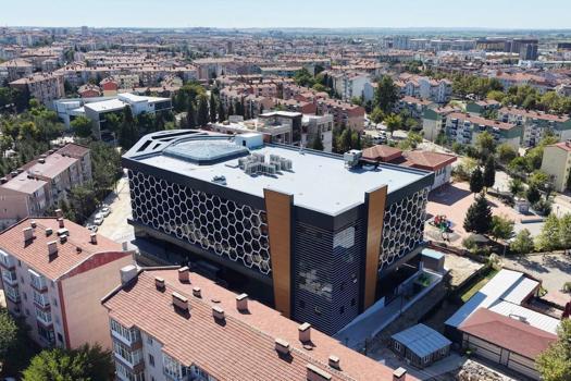 Edirne'nin yeni Halk Kütüphanesi çalışmalarında sona gelindi