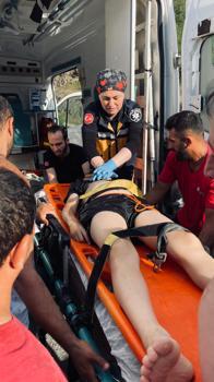Ordu'da 12 yaşındaki Mahmut Emin, ırmakta boğulma tehlikesi geçirdi