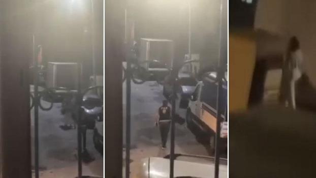 Esenler'de hakkında kayıp ihbarı olan kız, polisi görünce boğazına bıçak dayadı