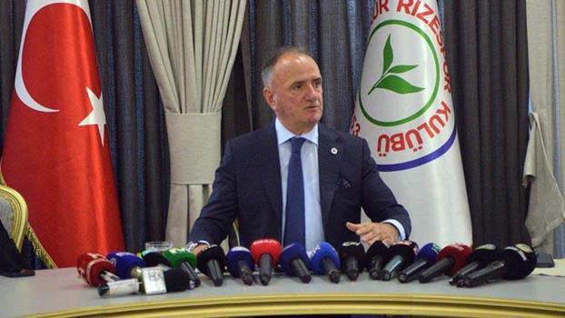 Çaykur Rizespor Başkanı Saruhan: Modern futbolda takım oyunu oynanması gerekiyor