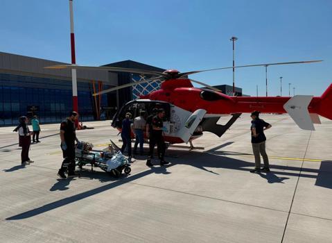 Ambulans helikopter, 4 aylık bebek için havalandı