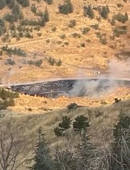 Ankara'da ağaçlık alanda yangın (4)