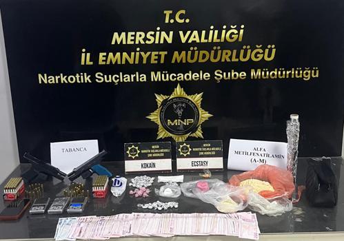 Mersin’de uyuşturucu operasyonu: 2 tutuklama