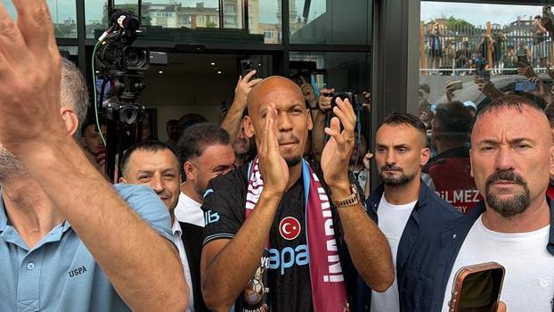 Trabzonspor'un yeni transferi Fabinho, şehre geldi