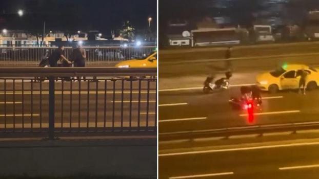 Bakırköy’de aynı noktada peş peşe iki ayrı motosiklet kazası; 1'i ağır 3 yaralı
