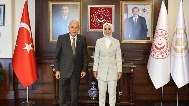 Bakan Göktaş, Yenimahalle Belediye Başkanı Yaşar'ı kabul etti