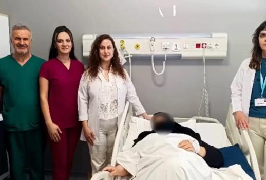26 haftalık hamile kadına kitle ameliyatı