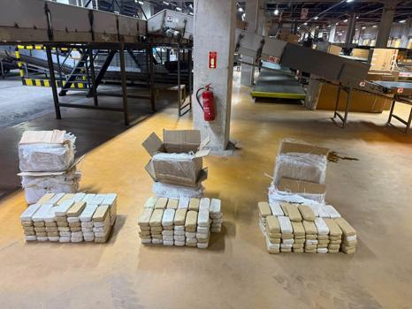 Kahramankazan'da kargo takip merkezinde 109 kilo uyuşturucu ele geçirildi: 1 tutuklama