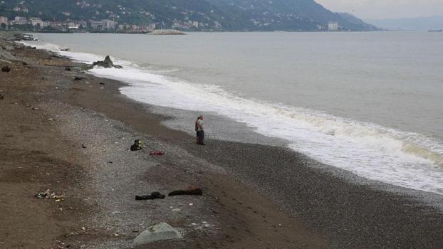 Rize'de denizde kaybolan çocuğu arama çalışmalarında 2'nci gün