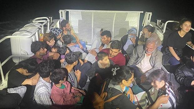 Çanakkale'de 37 kaçak göçmen ile 2 organizatör şüphelisi yakalandı