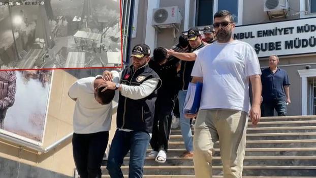 Kartal'da haraç için şirkete el bombası atan şüpheliler yakalandı