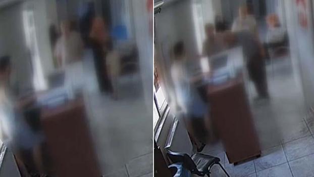 Aile Sağlığı Merkezi'nde fazla beklediğini öne süren kişi, masalara vurup etrafı dağıttı