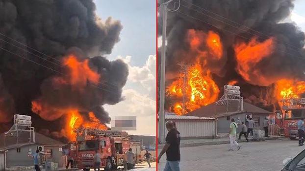 Elazığ’da fabrika yangını; ekipler müdahale ediyor