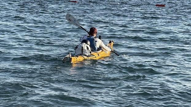 İstanbul’dan kanoyla çıktığı Türkiye yolculuğunda 83 gün sonra Bodrum’a ulaştı