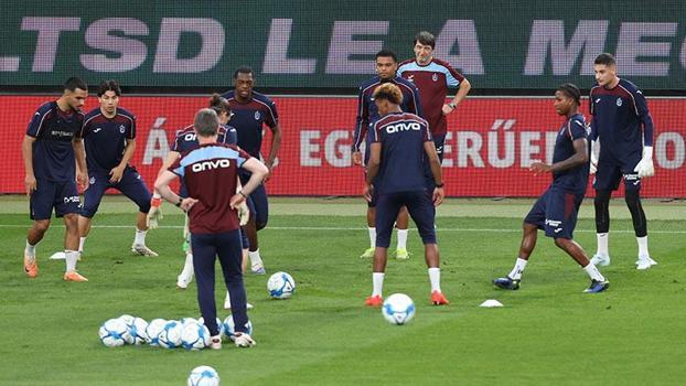 Trabzonspor, Ferencvaros maçı hazırlıklarını tamamladı