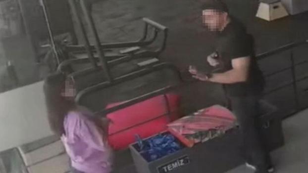 Spor salonunda kadına şiddet kamerada
