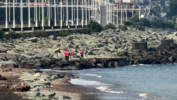 Rize'de denizde kaybolan çocuğu arama çalışmalarında 3'üncü gün