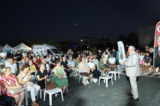 Başkan Şadi Özdemir Yüzüncüyıl Mahallesi sakinleriyle bir araya geldi