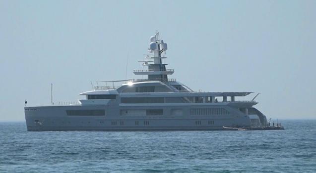250 milyon dolarlık mega yat Kuşadası’na demirledi
