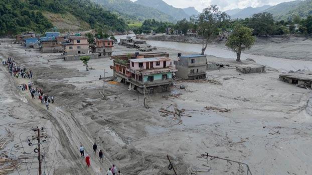 Nepal'deki selde can kaybı 538'e yükseldi