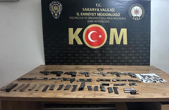 Sakarya’da silah kaçakçılığı operasyonu: 1 gözaltı
