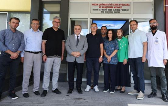 ERÜ Rektörü Altun’dan İyi Klinik Uygulama ve Araştırma Merkezi’ne ziyaret