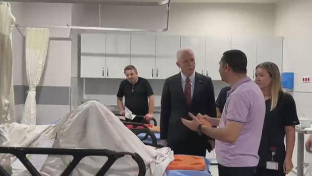 Vali Gül, Zeytinburnu'ndaki İETT otobüsü kazasında yaralananları hastanede ziyaret etti