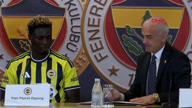 Fenerbahçe, Kojo Peprah Oppong için imza töreni düzenledi