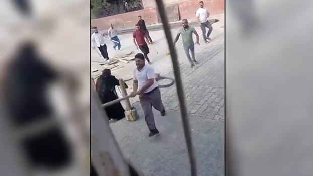 Şanlıurfa’da husumetli ailelerin kavgası kamerada: 6 yaralı