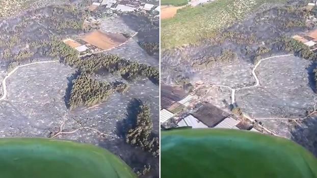 Kaş'taki orman yangını kontrol altında