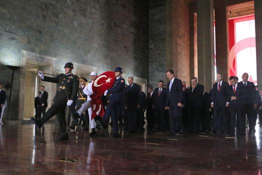 Anıtkabir'de '30 Ağustos Zafer Bayramı' töreni