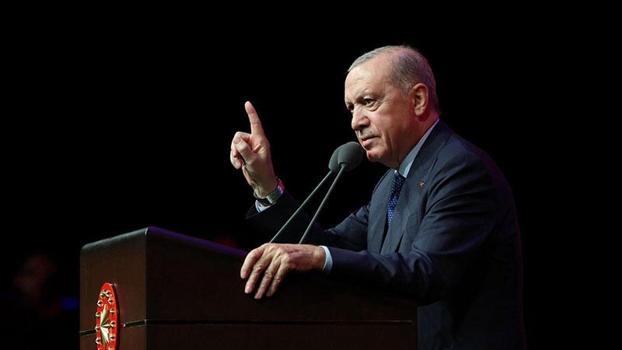 Cumhurbaşkanı Erdoğan: Türkiye Cumhuriyeti'ni her evden bir yiğidi toprağa vererek kurduk
