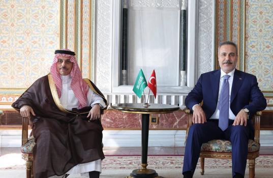 Bakan Fidan, Suudi Arabistan Dışişleri Bakanı Faysal bin Ferhan Al Suud ile görüştü