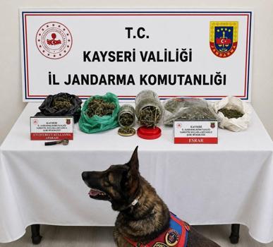 Kayseri'de 1,2 kilo esrar ele geçirildi; 1 gözaltı