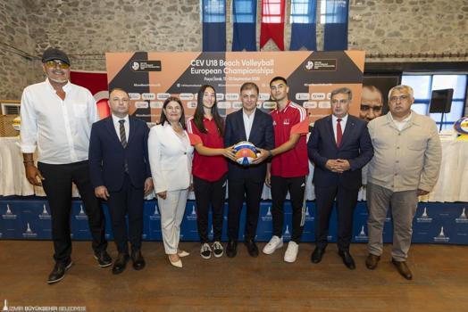 İzmir'de CEV U18 Avrupa Plaj Voleybolu Şampiyonası'na geri sayım