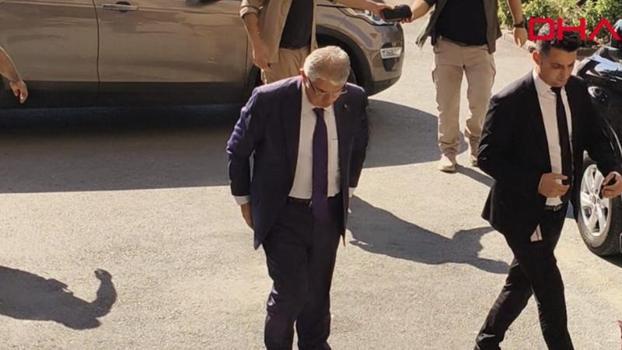 Eski İçişleri Bakanı İdris Naim Şahin ifade vermek için Ankara Adliyesi'ne geldi