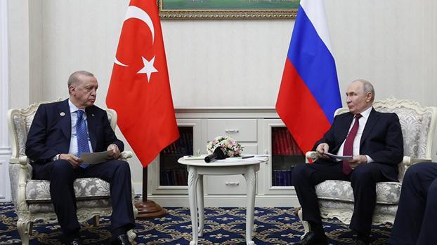 Cumhurbaşkanı Erdoğan, Rusya Devlet Başkanı Putin ile bir araya geldi