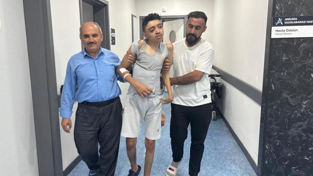 Skolyoz hastası Bünyamin, ameliyatla sağlığına kavuştu