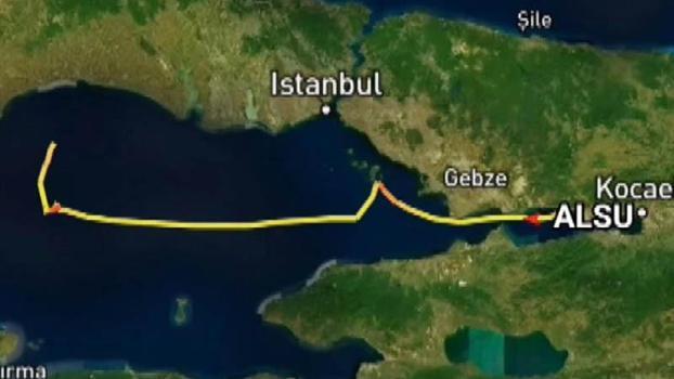 Silivri açıklarında kaza yapan 2 geminin manevraları radara yansıdı