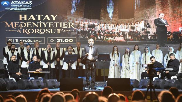 Hatay Medeniyetler Korosu, Çorlu'da konser verdi