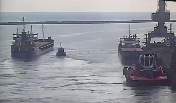 Tuğberk İmamoğlu gemisinin İskenderun’dan ayrıldığı anların görüntüsü ortaya çıktı