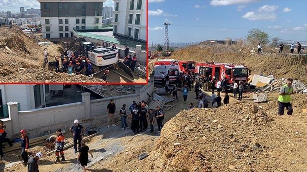 Başakşehir'de inşaatta göçük: 1 işçi toprak altında