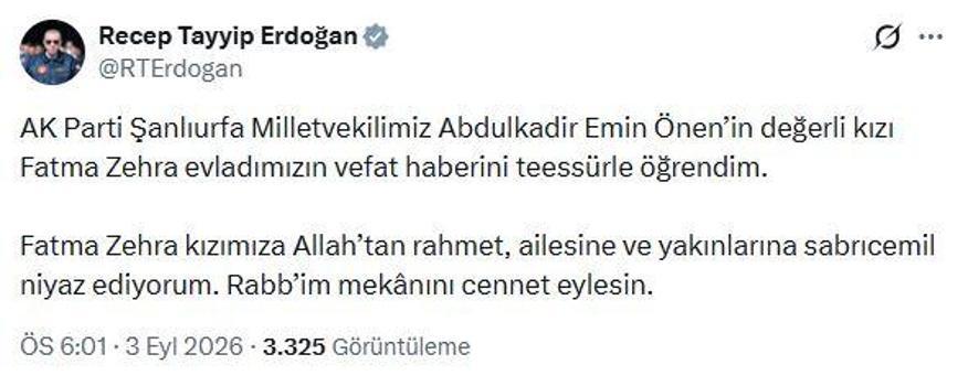 AK Parti Şanlıurfa Milletvekili Önen'in acı günü (2)
