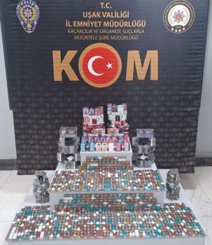 Uşak’ta 16 bin 200 adet bozulmuş enerji içeceği ele geçirildi
