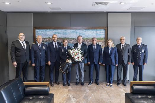 Zabıta teşkilatından Başkan Seçer’e ziyaret